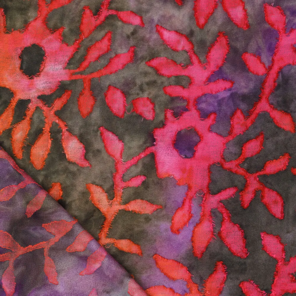 20606 Tie Dye Java Plant Knipidee.nl Double folded or Rolls Rolls